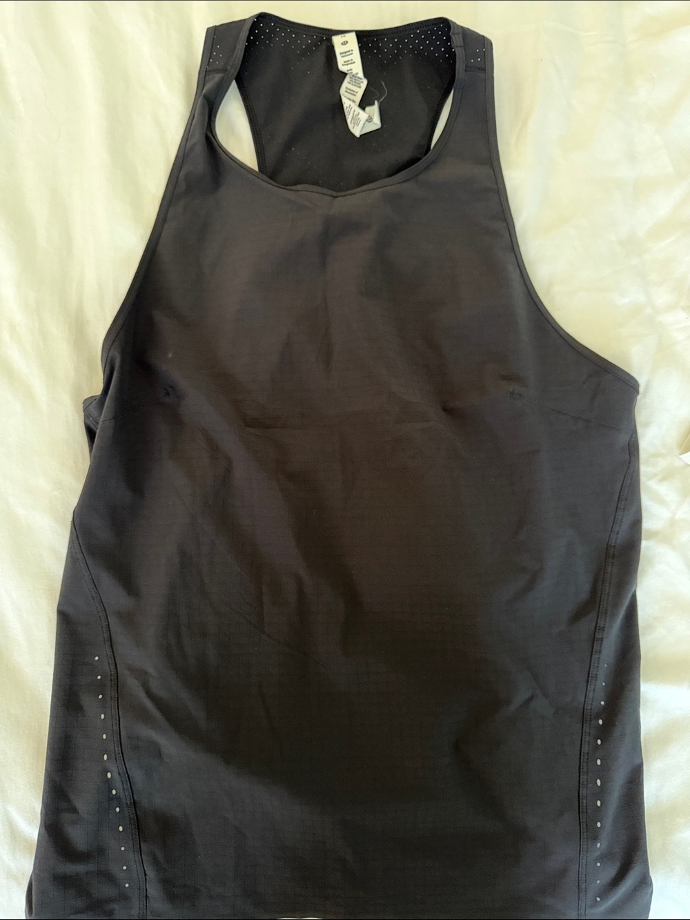 Black Athletic Racerback Tank Top lululemon
